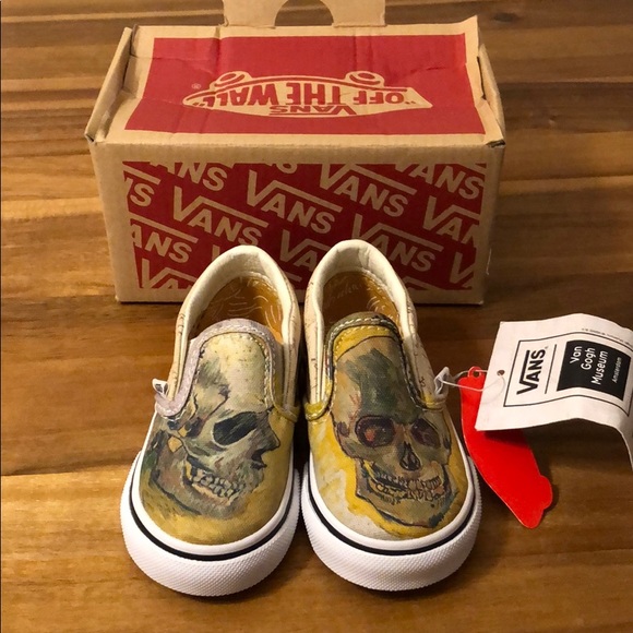 Vans Other - Vans Vincent Van Gogh skull slip on